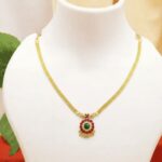 Emerald Ruby Temple Pendant Necklace (ERTPN-1031)