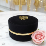 Modern Geometric Circle Gold Ring (GR-GM-003)