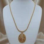 Aurelia Radiance Gold Pendant Necklace (ARG-PN-0005)