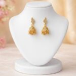 Golden Bloom Jhumka Earrings(GB-JE-0014)