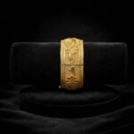 Royal Gold-Plated Floral Motif Kada Bracelet (RGPFM-KB-0017)