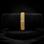 Classic Gold-Plated Filigree Kada Bracelet (CGPF-KB-0019)