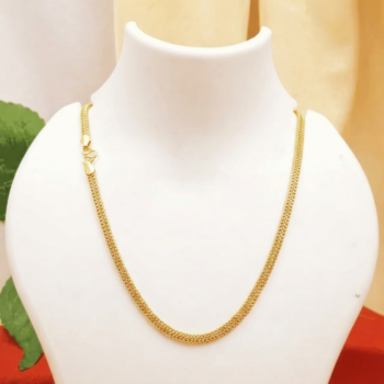 Premium Gold Cuban Chain Necklace (GCC-GLD-003)