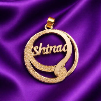 Dual-Curve Circular Name Locket DCCL-IG-010