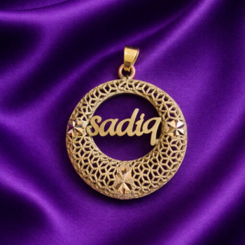 Filigree Circle Name Locket CFCL-IG-011