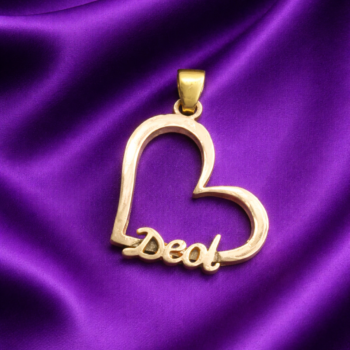 Heart Outline Name Locket CHOL-IG-012