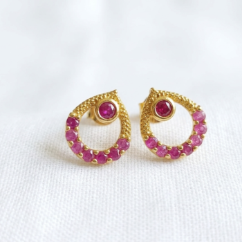 The Radiant Dewdrop Studs RD-001-RG