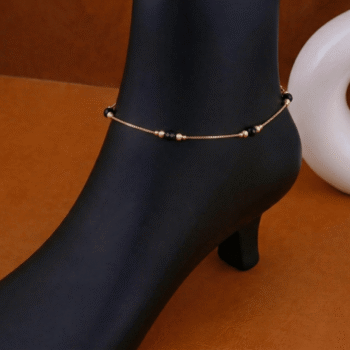 Midnight Onyx Anklet MO-003